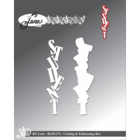 211476 BY LENE DIES "Student" BLD1276 2,3x8,3cm
