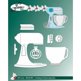 211701 BY LENE DIES "Mixer" BLD1501 Samlet: 7,4x6,6cm