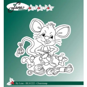 212222 BY LENE CLEARSTAMP "Mice #3" BLS1222 7,9x7,7cm