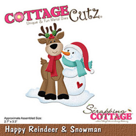 24672.Dies CottageCutz CC-1080 Rensdyr snemand