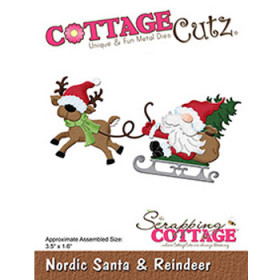 24674. Dies CottageCutz CC-1084 Julemand i kane