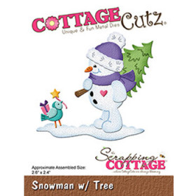 24676. Dies CottageCutz CC-1086 snemand m/træ