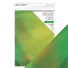 269774 Tonic/Craft Perfect - Iridescent Mirror Card "Seafoam Green" A4 9774E 5 ark - 250gr