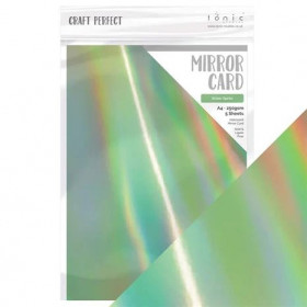 269776 Tonic/Craft Perfect - Iridescent Mirror Card "Water Sprite" A4 9776E 5 ark - 250gr
