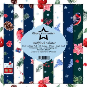 278219 Paper Favourites Paper Pack "Bullfinch Winter" PF219