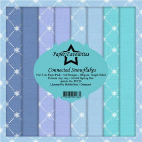 278220 Paper Favourites Paper Pack "Connected Snowflakes" PF220