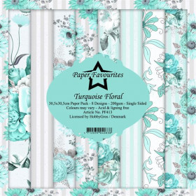 278413 "Turqouise Floral" PF413