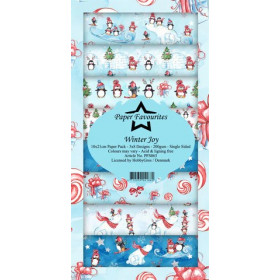 279063 Paper Favourites Slim Card "Winter Joy" PFS063