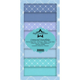 279066 Paper Favourites Slim Card "Connected Snowflakes" PFS066