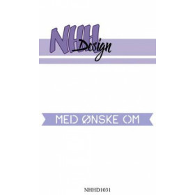 301031 NHH Design Dies "Med ønske om" NHHD1031