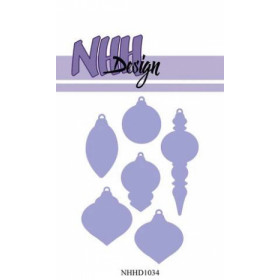 301034 NHH Design Dies "Small Christmas Balls" NHHD1034