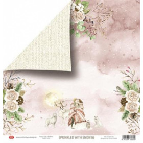 320530 Craft & You Scrapbooking Sheets "Sprinkled with Snow" CP-SWS05 1ARK