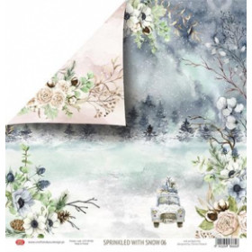 320530 Craft & You Scrapbooking Sheets "Sprinkled with Snow" CP-SWS06. 1ARK