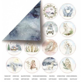 320530 Craft & You Scrapbooking Sheets "Sprinkled with Snow" CP-SWS07. 1ARK