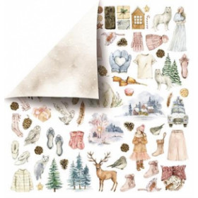 320530 Craft & You Scrapbooking Sheets "Sprinkled with Snow" CP-SWS08