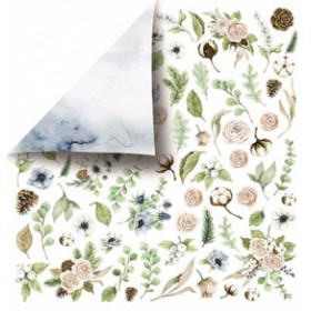 320530 Craft & You Scrapbooking Sheets "Sprinkled with Snow" CP-SWS09