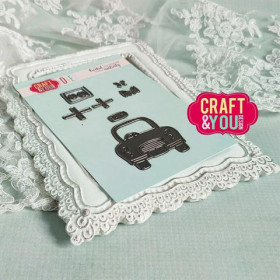320992 CRAFT & YOU DIE "Car" CW192 Største: 5x4,6cm