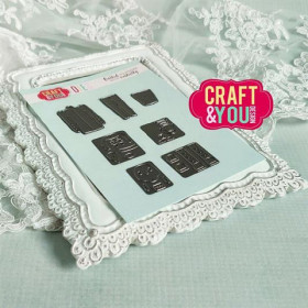 320993 CRAFT & YOU DIE "Nuttcracker" CW193 Samlet: 9x2,4cm