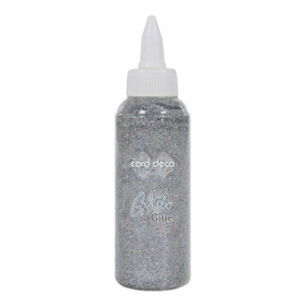 3715. Glitterlim sølv 120ml