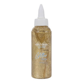 3716. Glitterlim guld 120ml