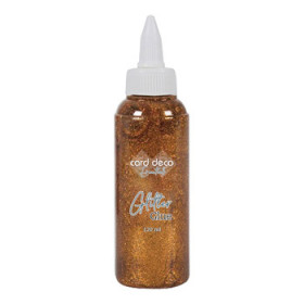 3717. Glitterlim kobber 120ml
