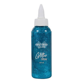 3721. Glitterlim blå 120ml