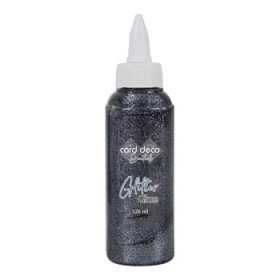 3724. Glitterlim grå 120ml