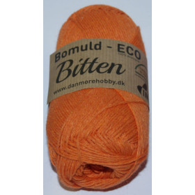 5-1. Garn Bitten bomuld Eco Orange