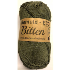 5-27. Garn Bitten bomuld Eco Mili grøn 27