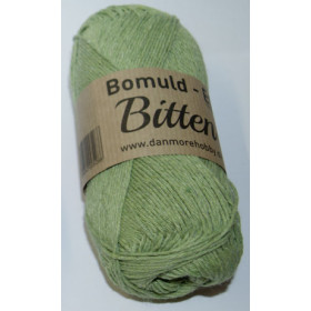 5-28. Garn Bitten bomuld Eco Lime 28