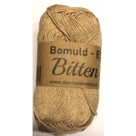 5-48. Garn Bitten bomuld Eco Sand