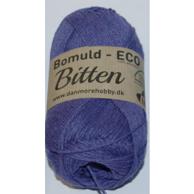 5-5. Garn Bitten bomuld Eco Violet