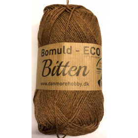 5-90. Garn Bitten bomuld Eco Cappuccino
