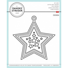 500304 Danske Streger Die "Star Tag" DSD004