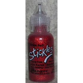 54274 - Glitterlim stickles fint - Christmas red