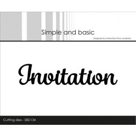 600634 Simple and Basic die "Invitation" SBD134 11x2,3cm