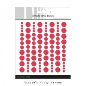 601223. Enamel Dots "Calm Red" (96 pcs)" SBA023