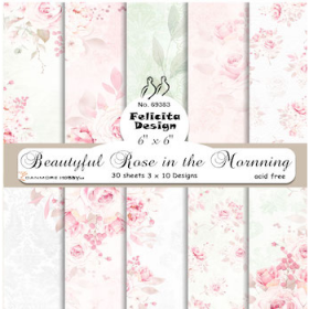 69383. Beautyful Rose in Morning 15x15 cm