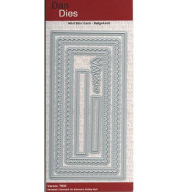 7891 Dies Dan Mini slim card bølgekant